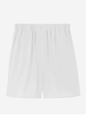The Frankie Shop LUI ORGANIC COTTON BOXER SHORTS - WHITE Size XXS - NWT